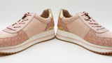 Michael Kors Monique Trainers In Ballerina Pink & Cream Size 7.5 M  Fw1125prdu