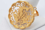 18k Yellow Gold Egyptian Motif Decorative Pendant 7.1 Grams Eb0826rxzsa