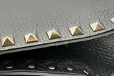 Valentino Rockstud Black Leather Crossbody Bag Eb1224pxzsa