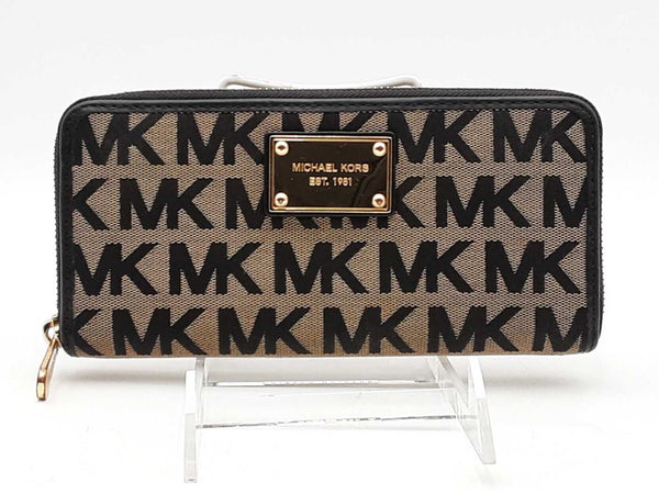 Michael Kors Mk Zip Karge Accordion Multi-color Wallet Aa0525lrsa