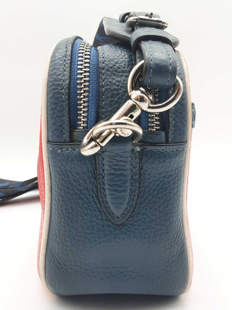 Coach X Marvel Spiderman Jes Red Blue Leather Crossbody Bag Do0625ixde