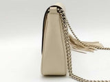 Gucci Soho Chain Flap Shoulder Bag Beige Aa1026pzxsa