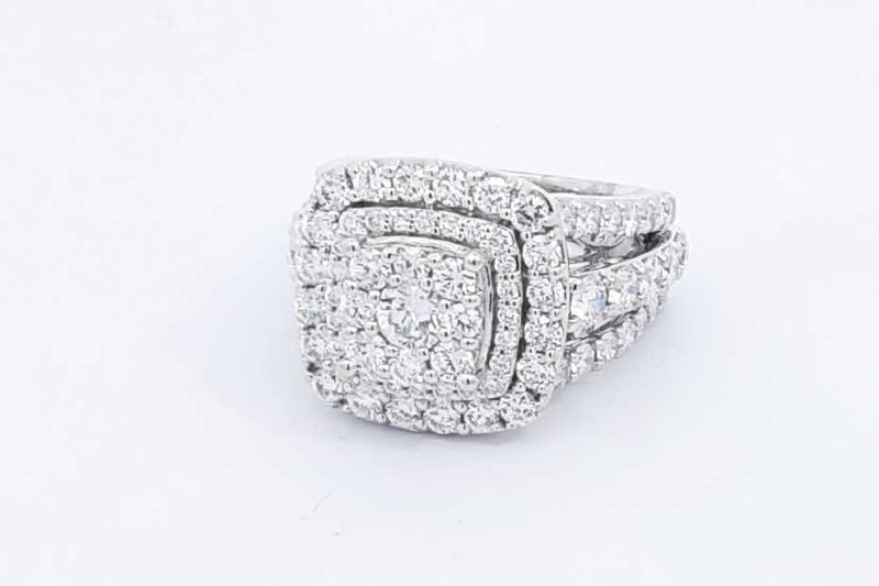 5.16ctw Lab Grown Diamond Ring In 14k White Gold 9.3 Grams Size 7 Eb0225rxzsa