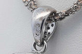 2.8cttw Diamond Pendant Necklace 14k White Gold 27.6 Grams 17 Inch Eb0326oxrxdu