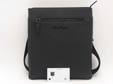 Salvatore Ferragamo Grained Leather Crossbody Black Aa0825oxzsa