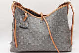 Louis Vuitton Monogram Washed Grey Denim Carryall Shoulder Bag Eb0926ooxzde