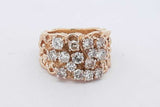 1.22cttw Diamond Ring In 14k Yellow Gold 11.8 Grams Size 7.5 Eb0926sxzsa