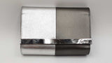 Fendi Mini Rush Bi-color Metallic Saffiano Leather Clutch Sd0526ozxdu
