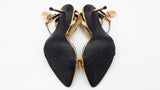Tom Ford Gold Padlock Metallic Sandals Size 40 Eu, 10 Us Sd1026rzdu