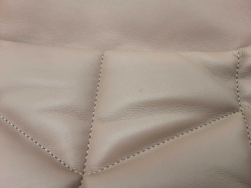Yves Saint Laurent Ysl Loulou Beige Puffer Leather Shoulder Bag Do0925sxzde