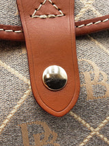 Dooney & Bourke Monogram Canvas Mini Crossbody Bag Fw0926lzdu