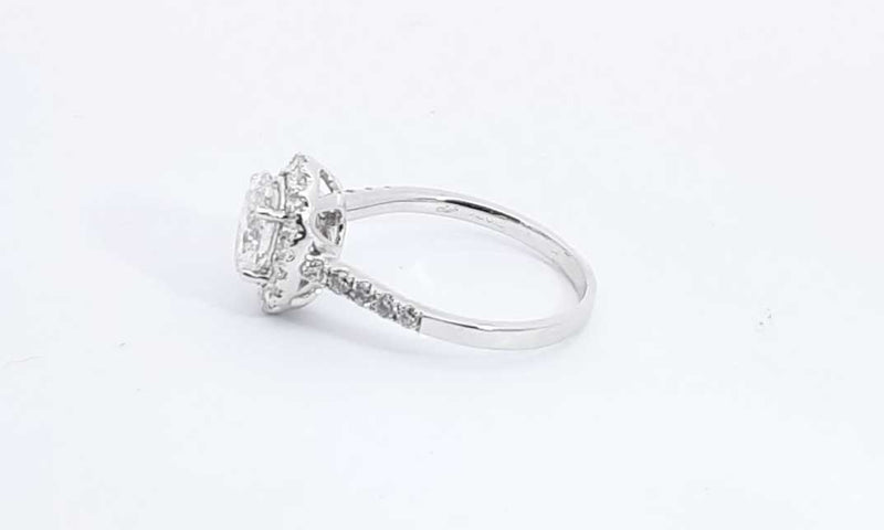 Approx. 2.36ctw Lab Grown Diamond Ring In 14k White Gold Size 9.75 Ebowxzdu