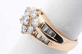 1.04cttw Diamond Ring In 18k Yellow Gold 6.7 Grams Size 6 Eb0526lxxzsa