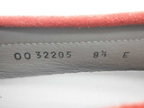 Salvatore Ferragamo Parigi Flame Red Suede Loafers Size Us 8.5e Do0625lxzde