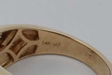 1.52cttw Diamond Ring In 14k Yellow Gold 13.6 Grams Size 10 Eb1026exzsa