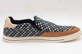 Fendi Multicolor Woven Leather Slip On Sneakers Size 11 Eb0925pxzde