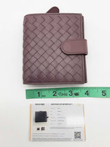 Bottega Venetta Intrecciato Leather Wallet Eb0526lxzde