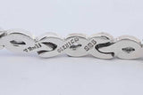 Sterling Silver Braided Link Bracelet 7.5 Inch 36.3 Grams Eb1023lxsa