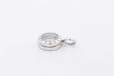 Pandora 925 Sterling Silver Floating Locket Pendant 4.1 Grams Eb1224wsa