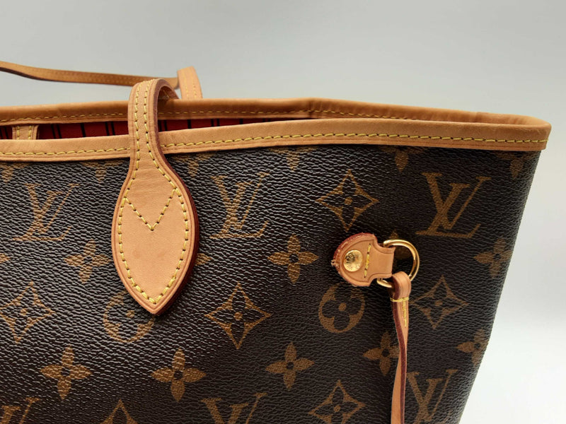 Louis Vuitton Neverfull Tote Bag In Lv Monogram Coated Canvas Fw0125exzdu