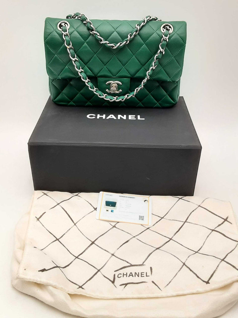 Chanel Quilted Lambskin Classic Double Flap Shoulder Bag Eb0225iwwwsa