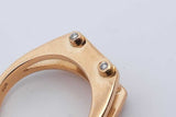 0.20ctw Emerald Cut Diamond Ring In 18k Yellow Gold 6.9 Grams Size 6 Eb0426rxzdu