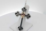 King Baby 925 Sterling Silver Traditional Cross Pendant 48.8 Grams Eb0926wrxsa