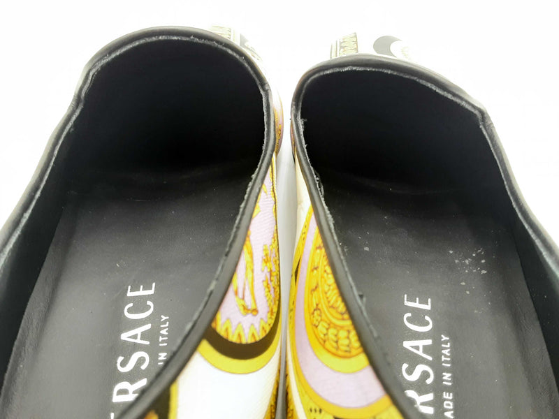 Versace Barocco Leather Loafers Hs0724lrxsa