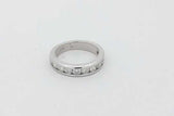0.55cttw Diamond Ring In 14k White Gold 4.7 Grams Size 5.5 Eb0726pxzsa