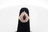 Diamond & Gemstone Ring In 14k Yellow Gold 7.3 Grams Size 5 Eb0826pxzsa