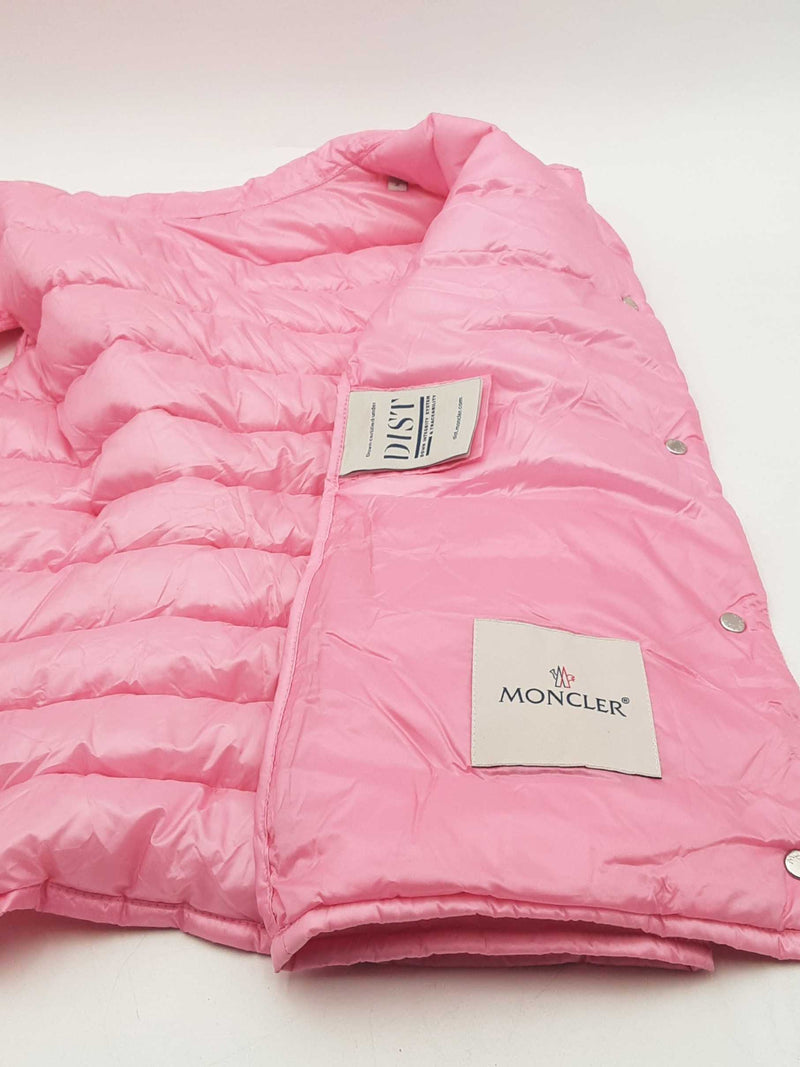 Moncler Liane Classic Puffer Vest Pink Size 2 Aa0225ocrsa