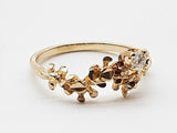 0.10 Carat Natural Diamond 10k Yellow Gold 1.7g Ring Size 6.25 Do0526ixde