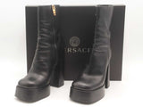 Versace Platform Bootie Black Size 8.5 Aa0725crsa