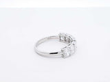 2.19 Cttw Lab-grown Diamond & 14k White Gold Ring 2.2 Grams Size 7 Fw0425crxdu