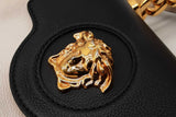 Versace La Medusa Black & White Leather Top Handle Bag Eb0926erxde