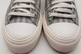 Burberry Grey Check Sneakers Size 45 Eb0626lxzsa