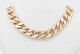 18k Yellow Gold Concave Curb Chain Necklace 45.3 Grams 20.5 Inch Eb0426ollrsa