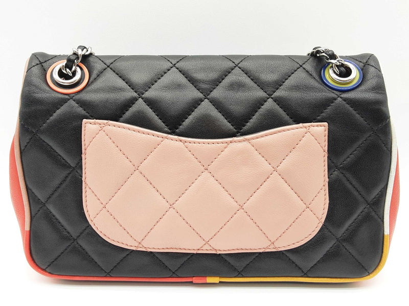 Chanel Cuba Color Flap Black Quilted Leather Shoulder Bag Do0525oxzxde