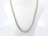 10k White Gold Franco Chain Necklace 5.7 Grams 16 Inch Fw0726oixdu