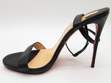 Christian Louboutin Loubi Queen 120 Black Strappy Heels Size Eu 41 Do0726lwxde