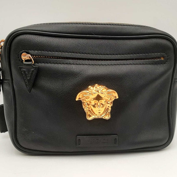 Versace La Medusa Black Leather Belt Bag Sd0325wxzsa – Max Pawn