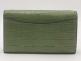 Tory Burch Flap Wallet On Chain Green Aa0726crsa