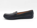 Coach Marley Driving Loafers In Black Pebbled Leather Size 9.5 Fw0826ozdu