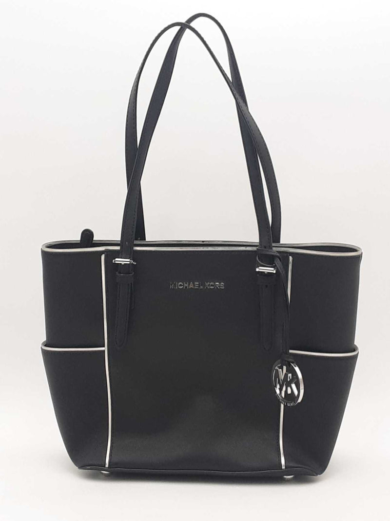 Michael Kors Jet Set Tote Black Aa0825oxsa