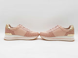 Michael Kors Monique Trainers In Ballerina Pink & Cream Size 7.5 M  Fw1125prdu