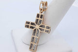 10k Yellow Gold Diamond Cross Pendant 4.4 Grams Eb0226oxzde