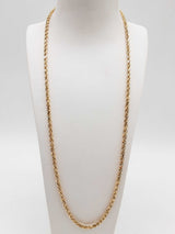 10k Yellow Gold Rope 29.7g Chain 26 In Do0724xzde