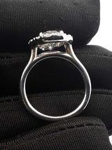 4.47 Cttw Lab Created Diamond & 18k Gold Engagement Ring & Cert 6 Grams Size 7 Fw0526rxzxdu