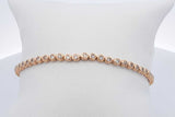 1.68cttw Diamond Tennis Bracelet 18k Yellow Gold 8.7 Grams 7.5 Inch Eb0626llxzdu
