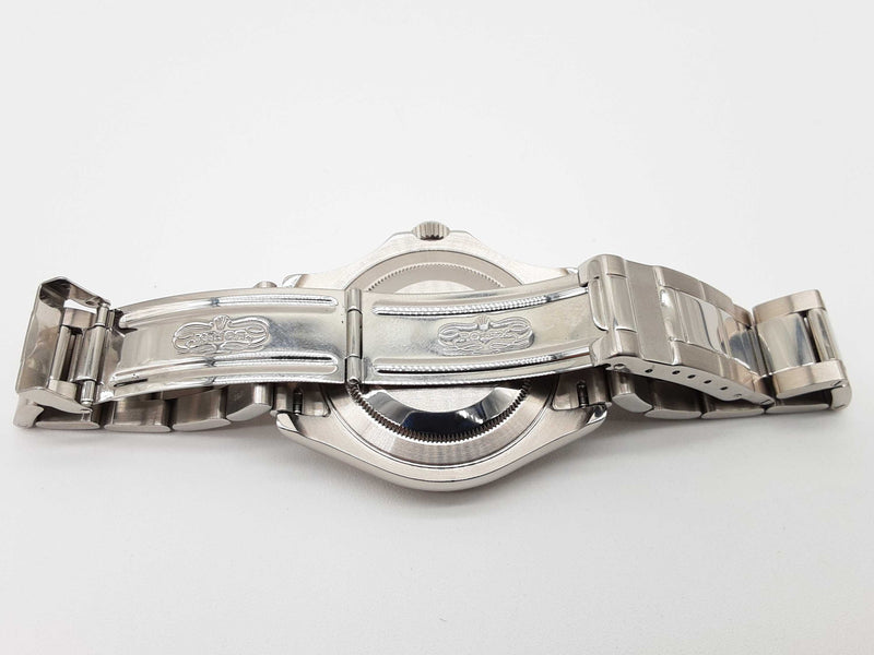 Rolex 40 Yacht-master Silver Dial Platinum Bezel Steel Watch Do0825exzxde